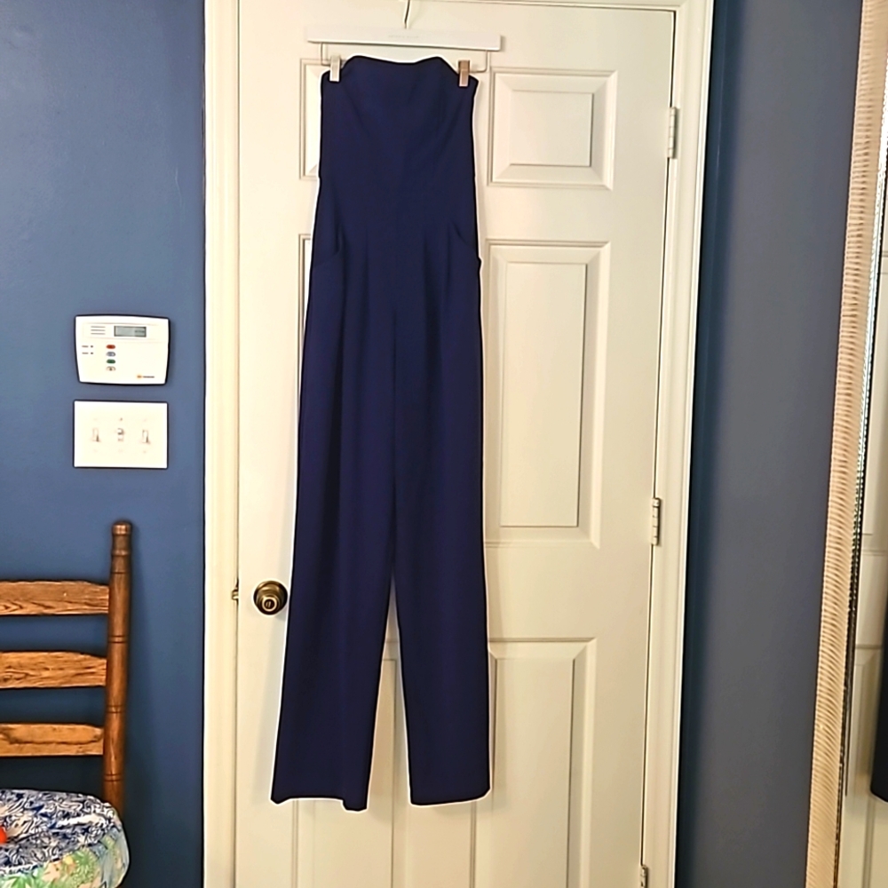 Size 0 black halo jumpsuit. Nwt